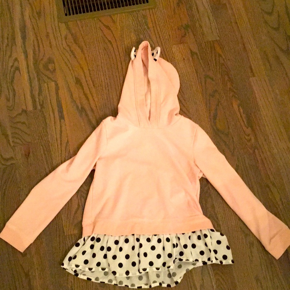 Kids sweatshirt, with polkadots. GUC
